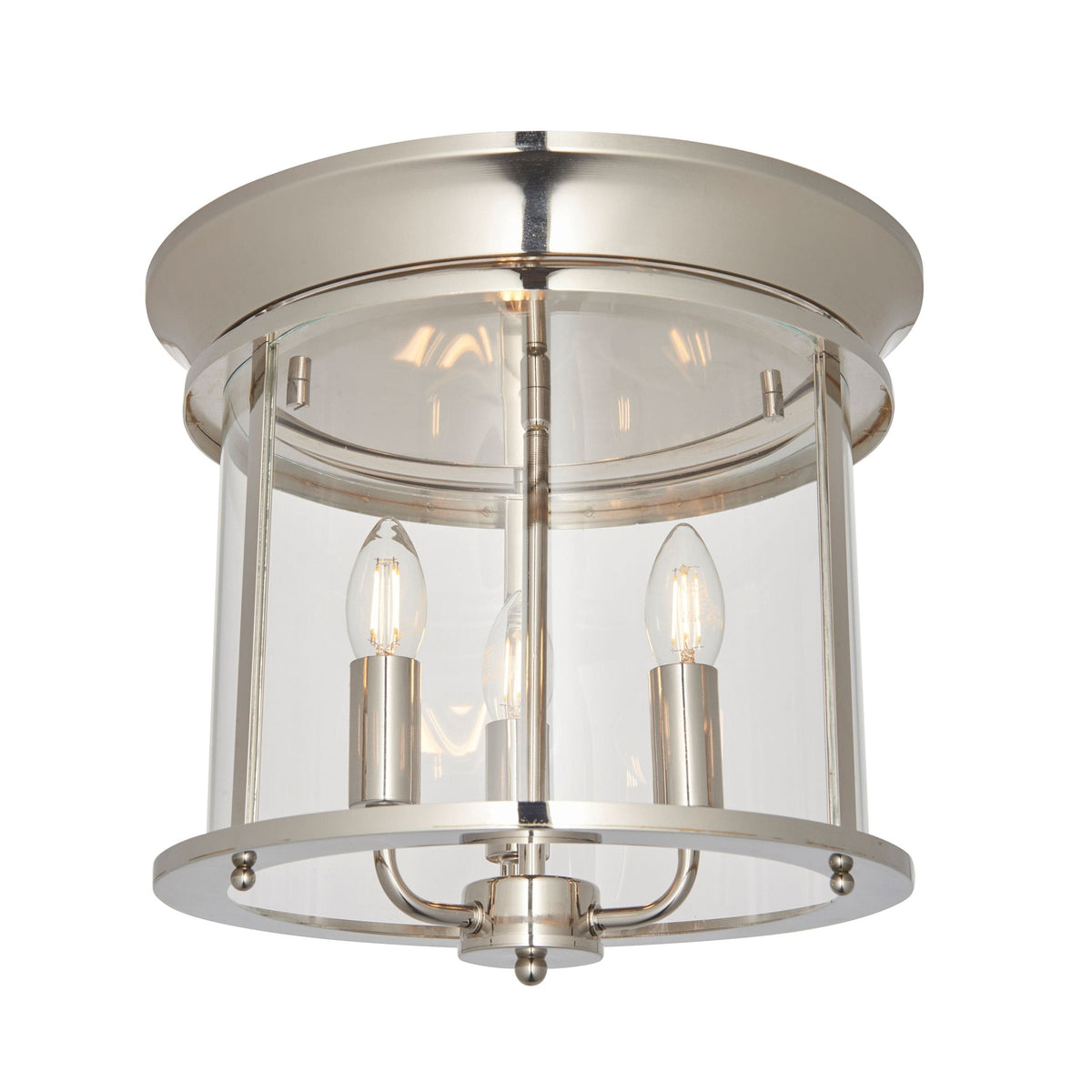 Caversham 3 Ceiling Light - Silver.