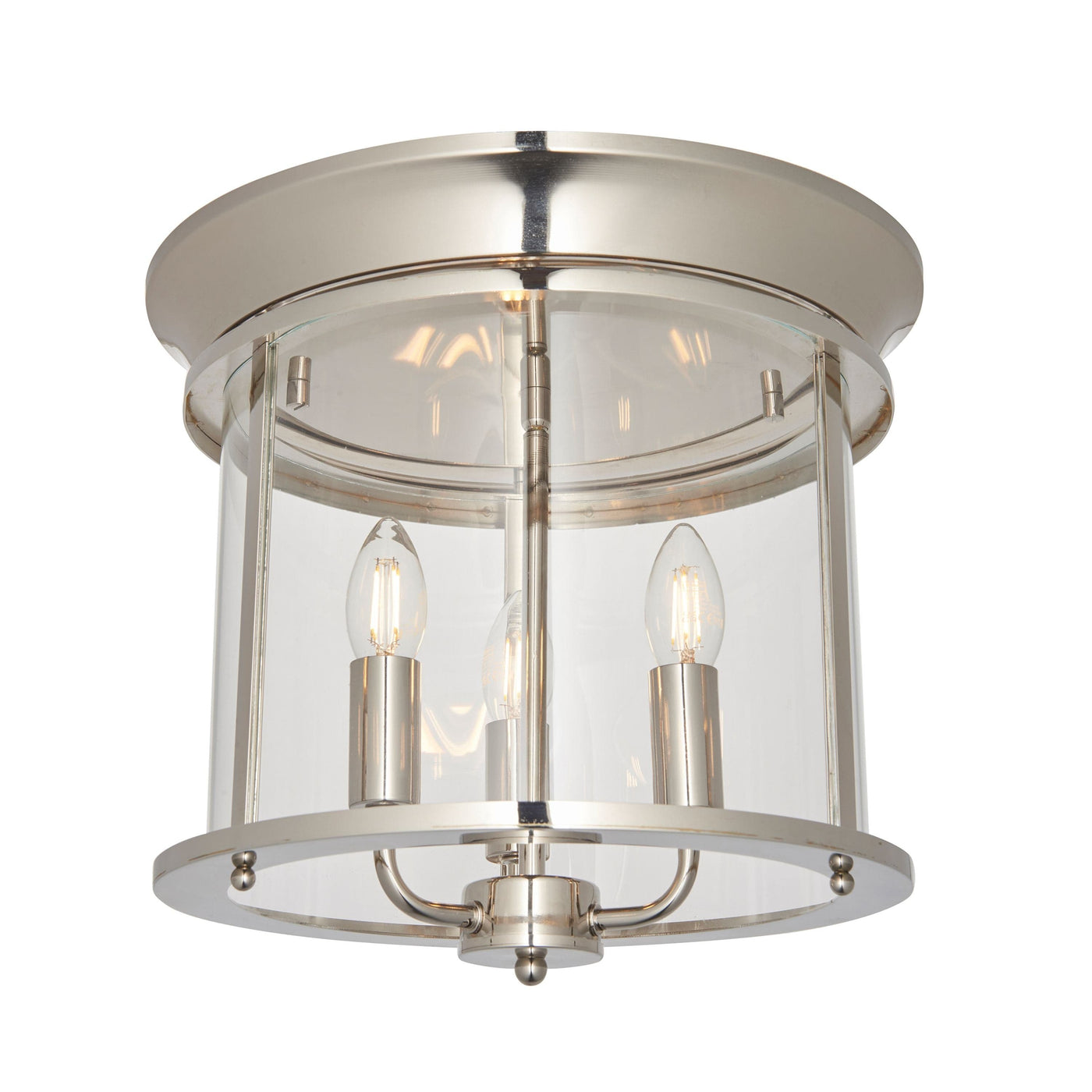 Bodhi Lighting Caversham 3 Ceiling Light - Silver House of Isabella UK