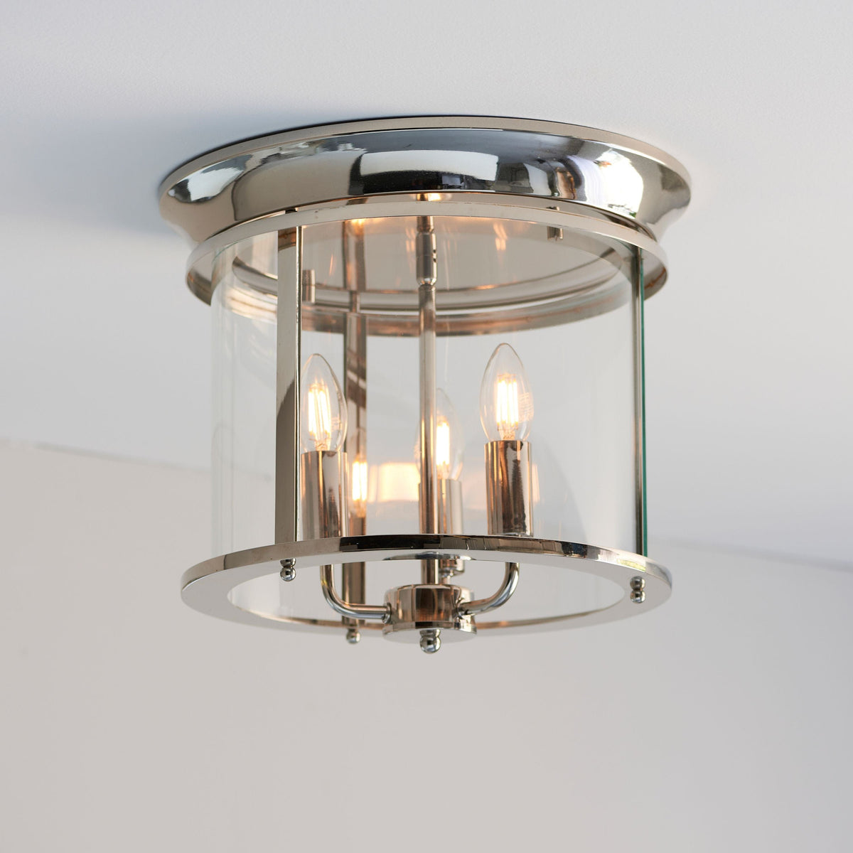 Caversham 3 Ceiling Light - Silver.