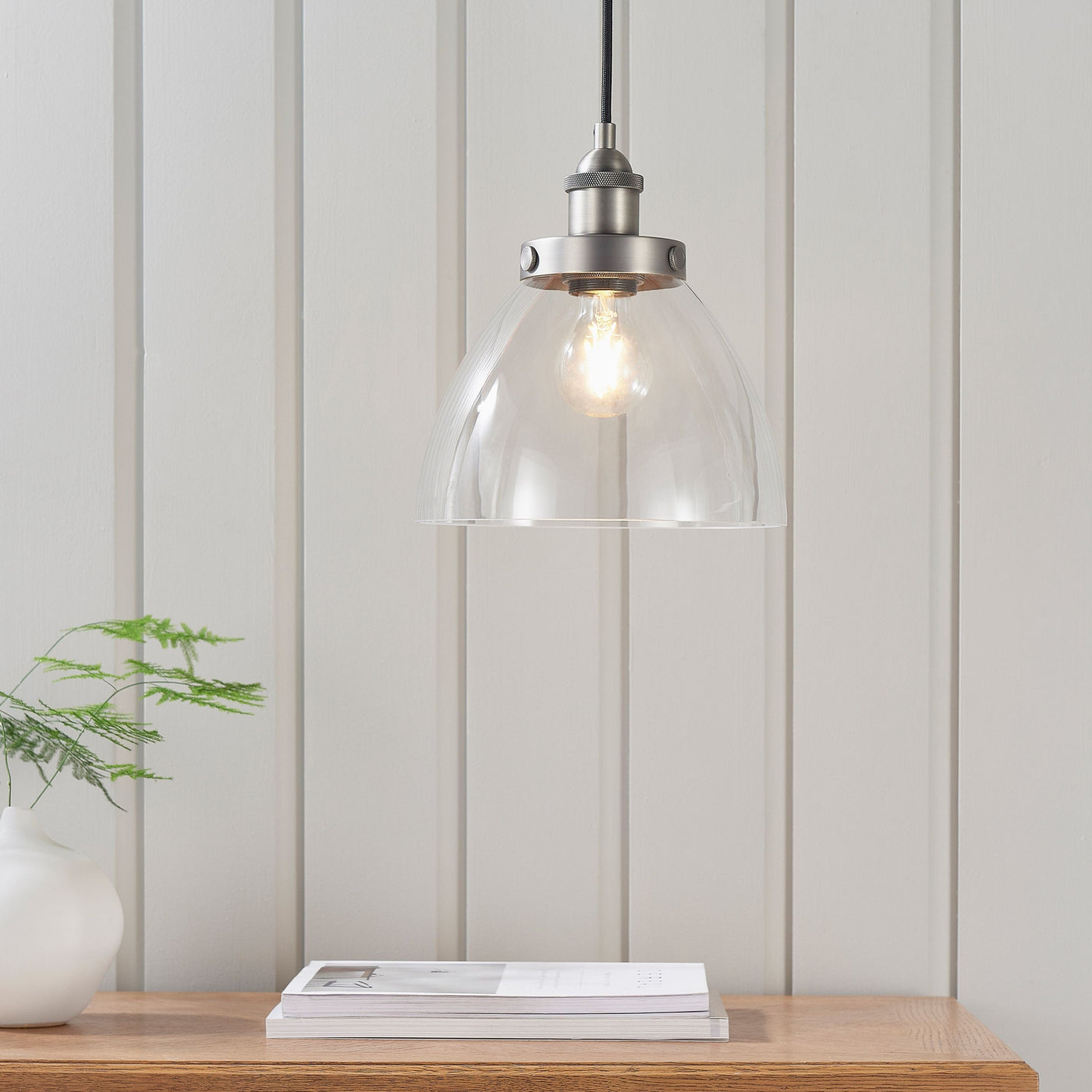 Bodhi Lighting Chadderton Pendant Light - Silver House of Isabella UK