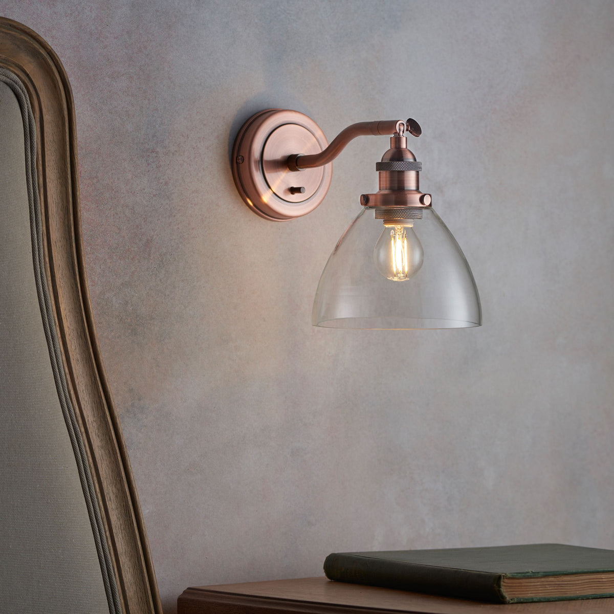 Chadderton Wall Light - Copper.