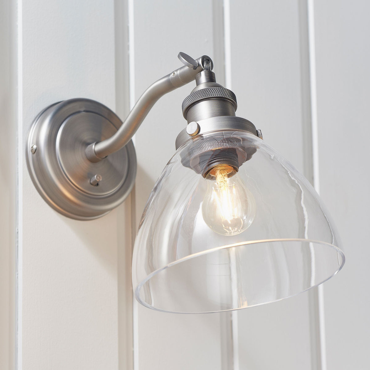 Chadderton Wall Light - Silver.