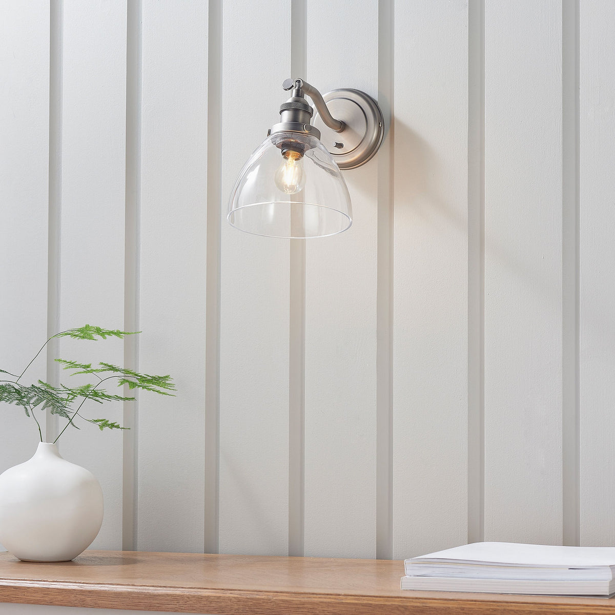 Chadderton Wall Light - Silver.