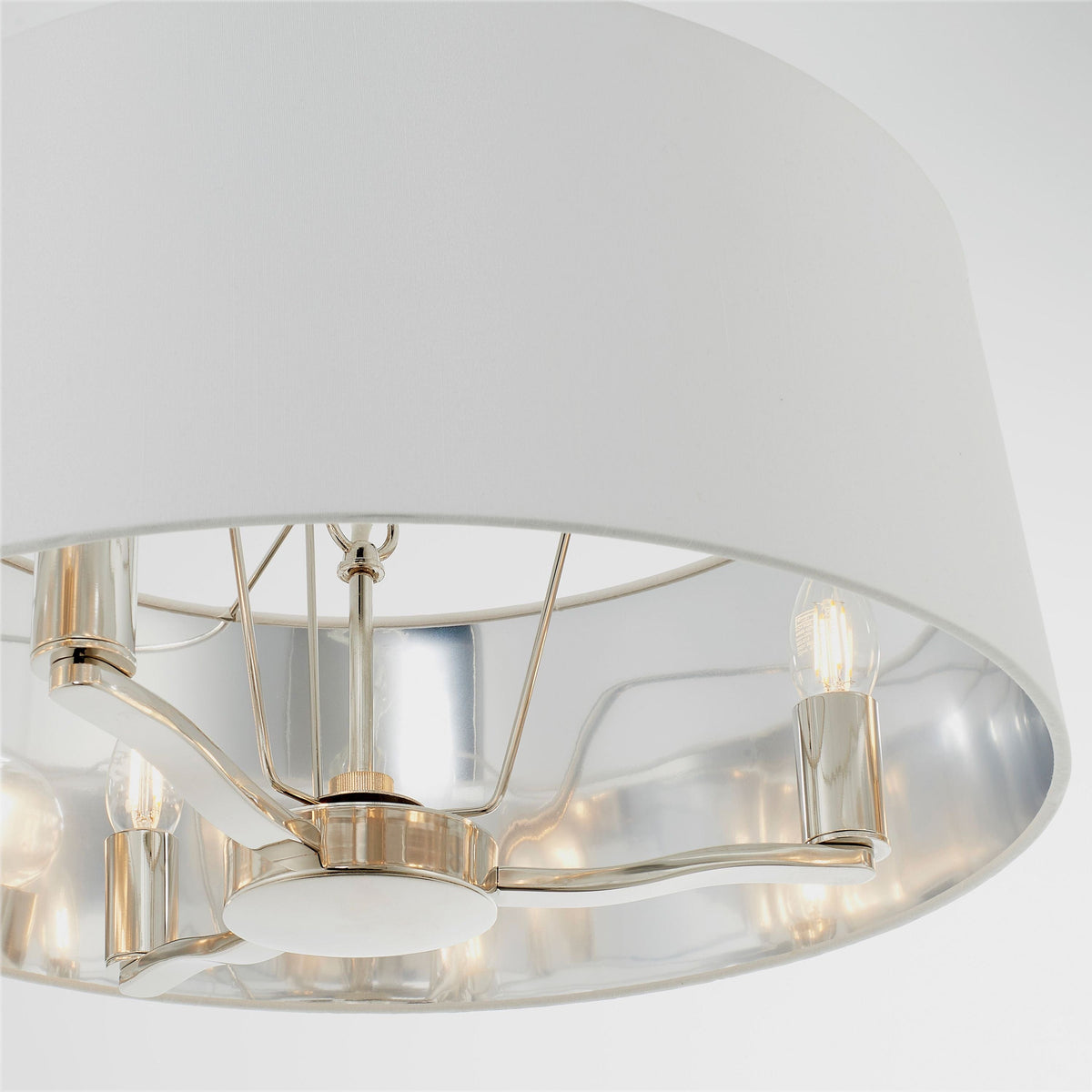 Charaton 1 Pendant Light Bright Nickel.