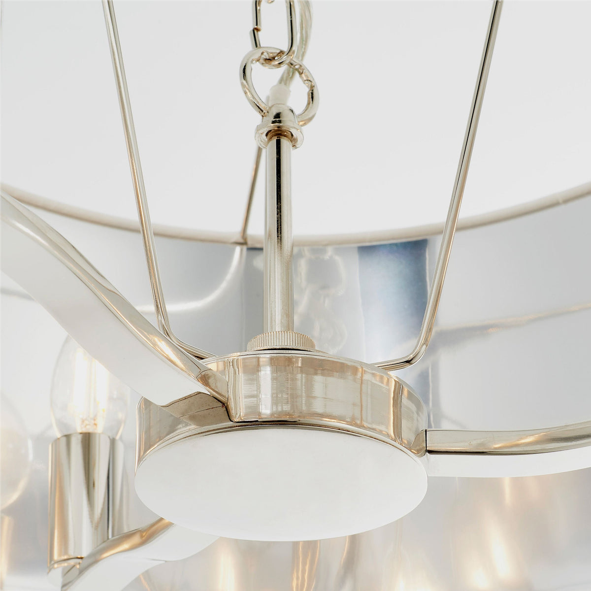 Charaton 1 Pendant Light Bright Nickel.