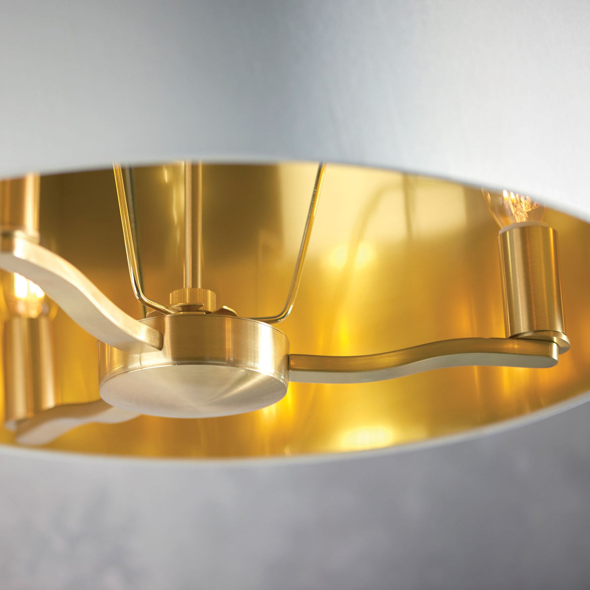 Charaton 1 Pendant Light Brushed Gold.