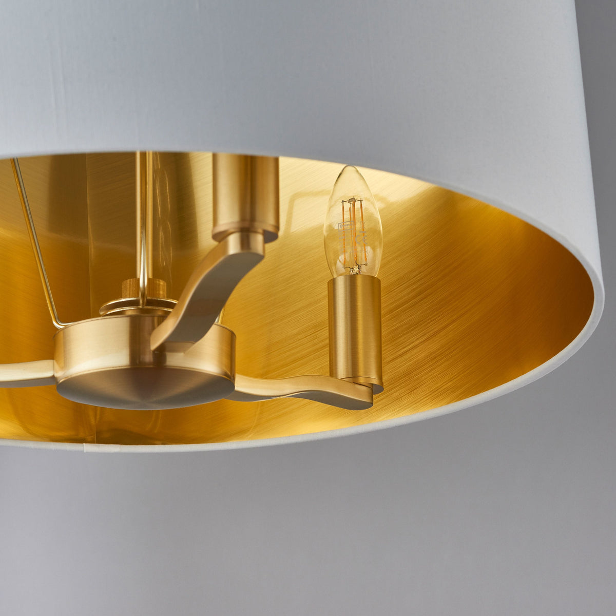 Charaton 1 Pendant Light Brushed Gold.
