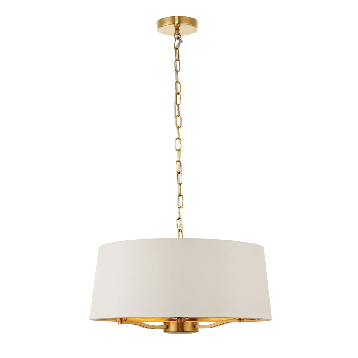Charaton 1 Pendant Light Brushed Gold.