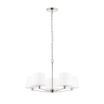 Bodhi Lighting Charaton 5 Pendant Light Bright Nickel House of Isabella UK