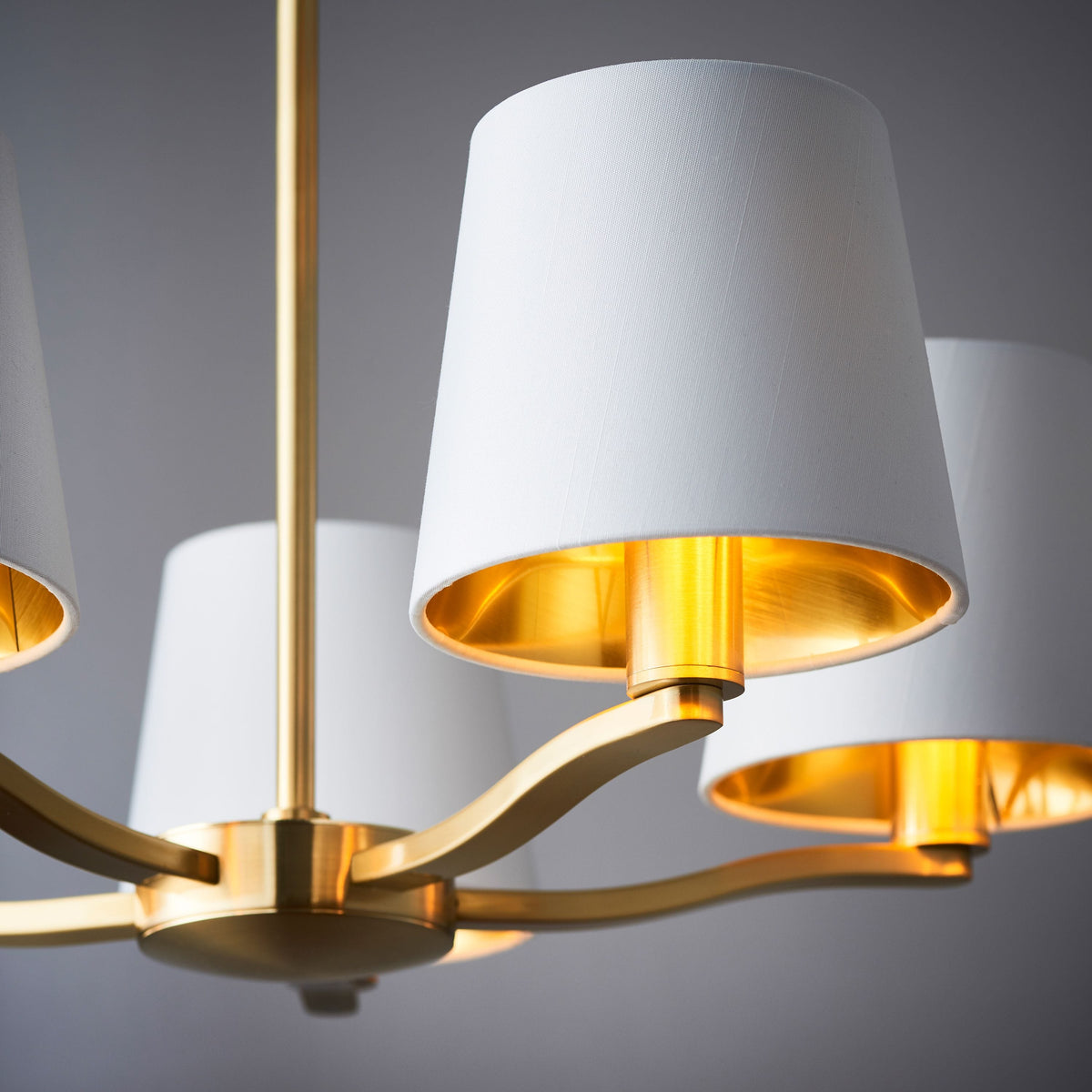 Charaton 5 Pendant Light Brushed Gold.