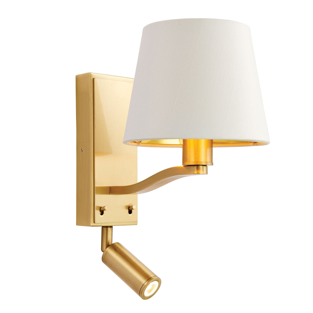 Charaton Wall Light Brushed Gold Large.