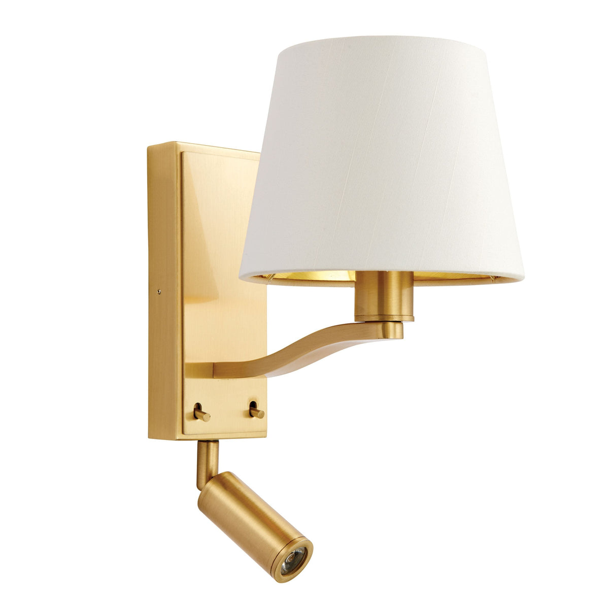 Charaton Wall Light Brushed Gold Large.