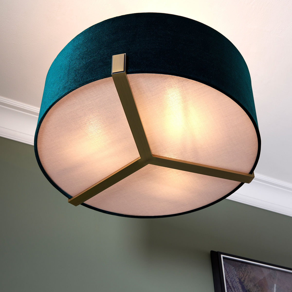 Charterhouse Pendant Light Antique Brass.