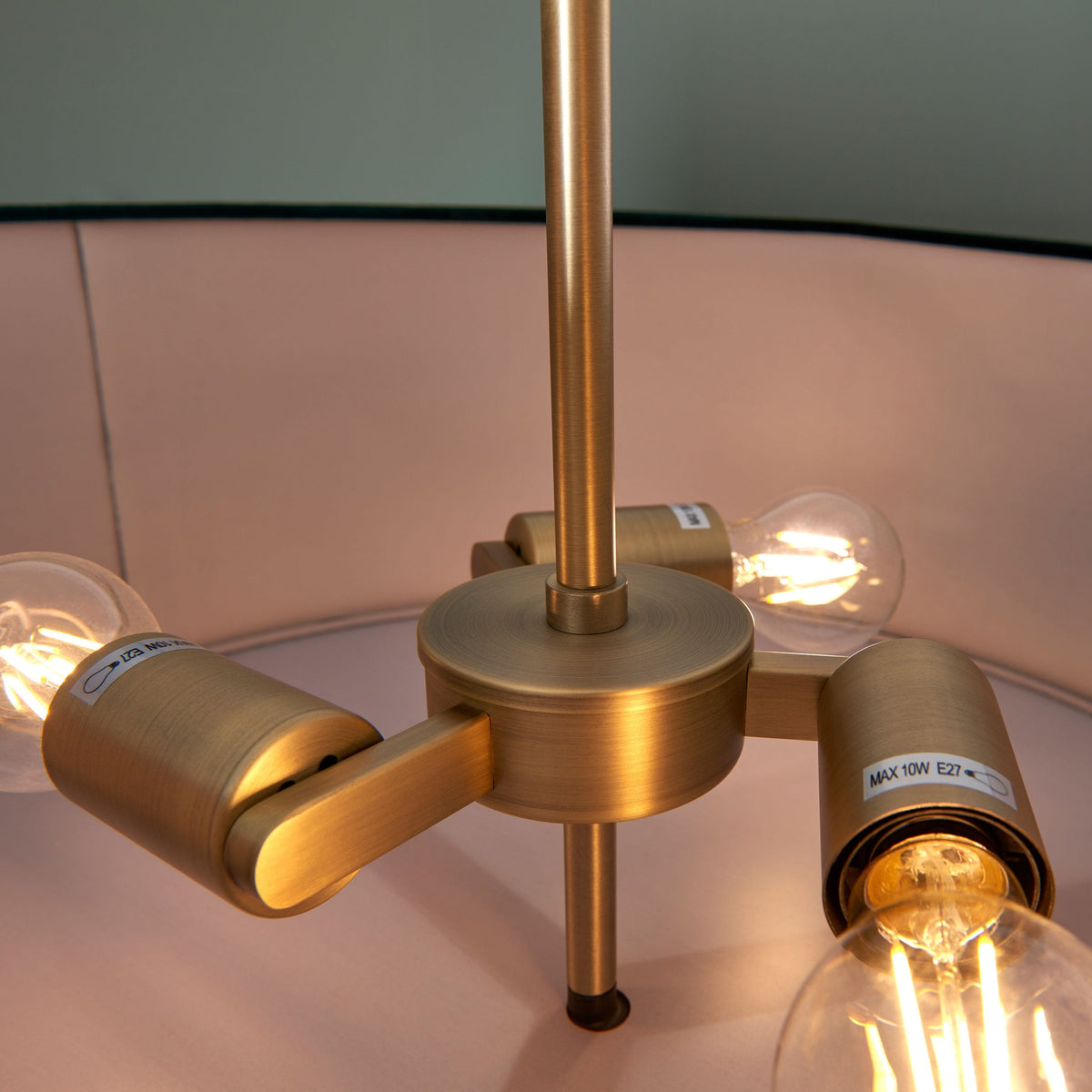 Charterhouse Pendant Light Antique Brass.