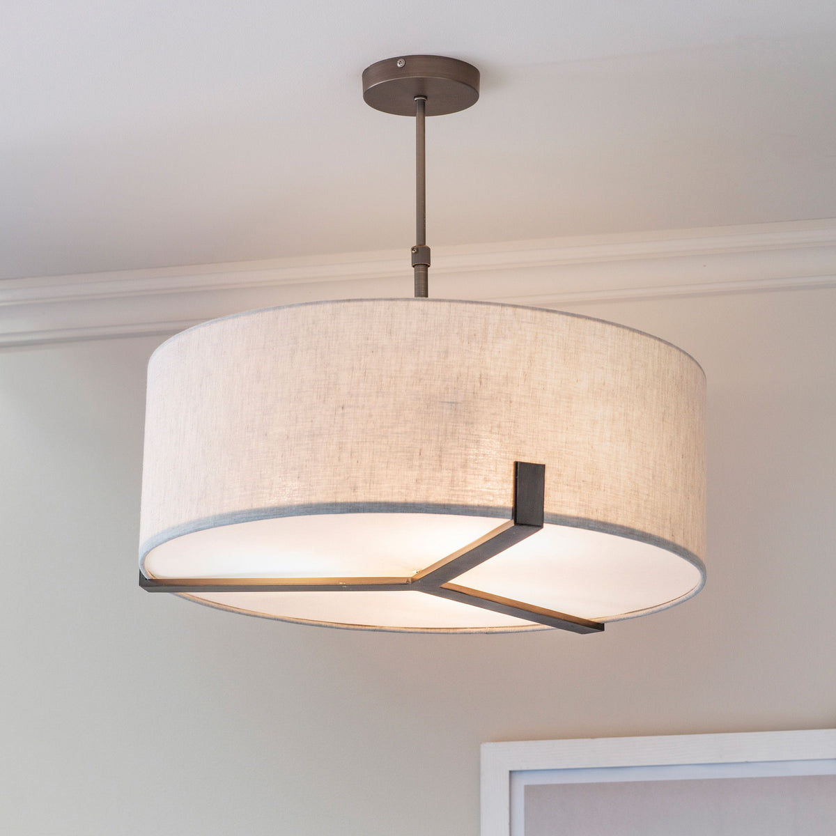 Charterhouse Pendant Light Brushed Bronze Finish.