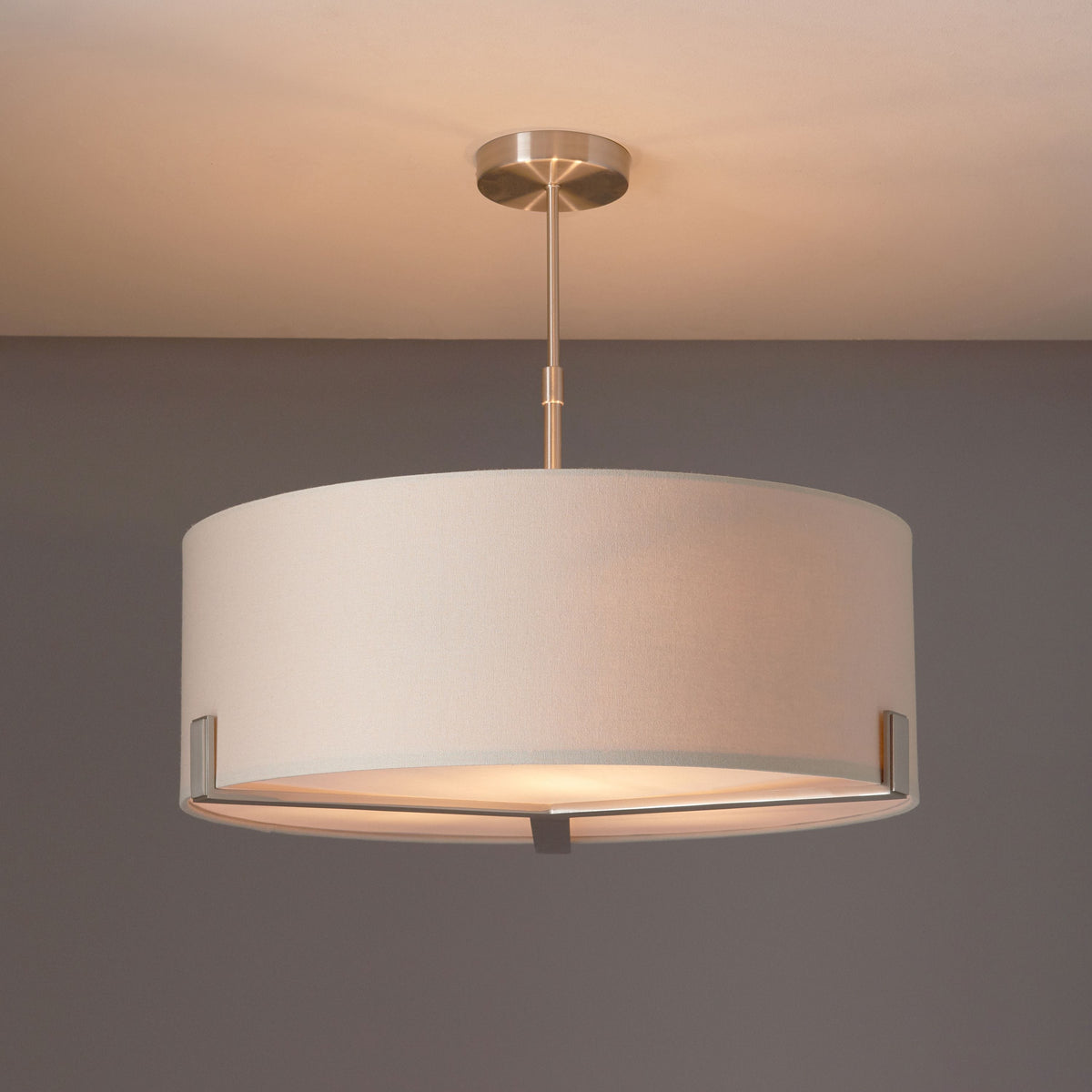 Charterhouse Pendant Light Nickel / Slate.