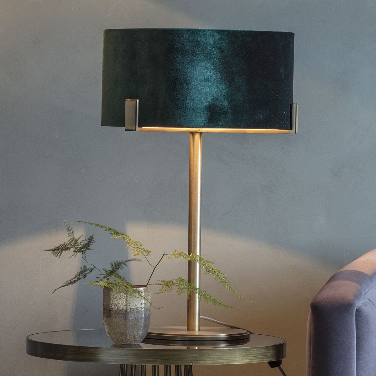 Charterhouse Table Lamp Antique Brass.