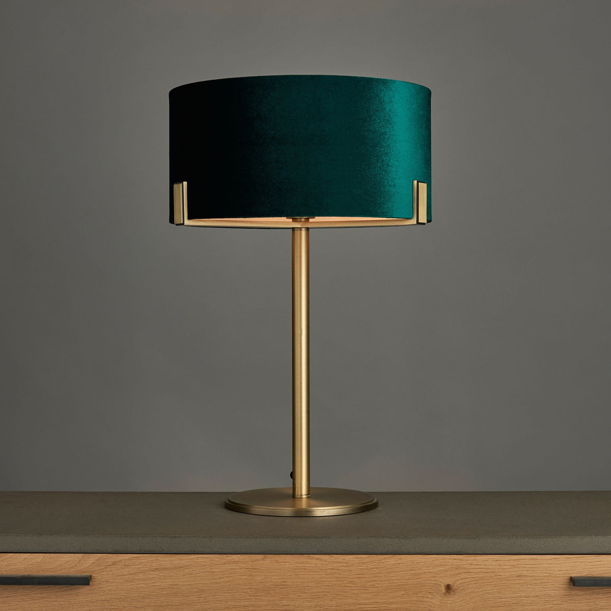 Charterhouse Table Lamp Antique Brass.