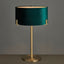 Charterhouse Table Lamp Antique Brass.