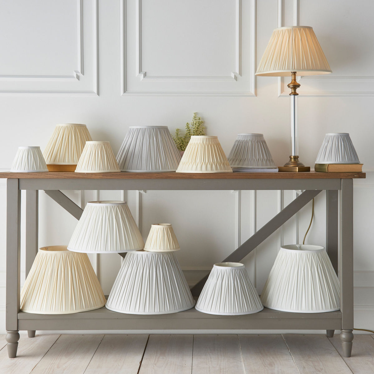 Bodhi Lighting Chatterton 1 Shade Light Ivory 20cm House of Isabella UK