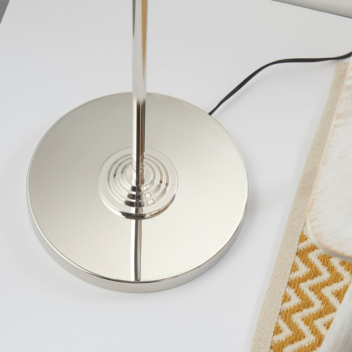 Chickerell 3 Floor Light Nickel & Charcoal.