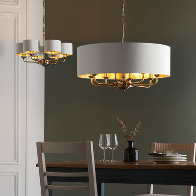 Bodhi Lighting Chickerell 8 Pendant - Antique Brass House of Isabella UK