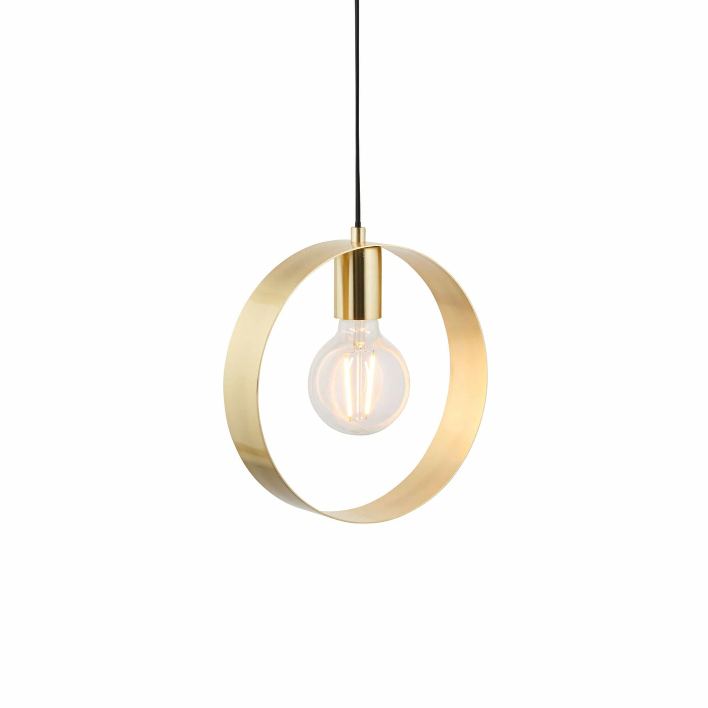 Bodhi Lighting Christon 1 Pendant Light Brushed Brass House of Isabella UK