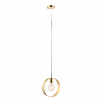 Bodhi Lighting Christon 1 Pendant Light Brushed Brass House of Isabella UK