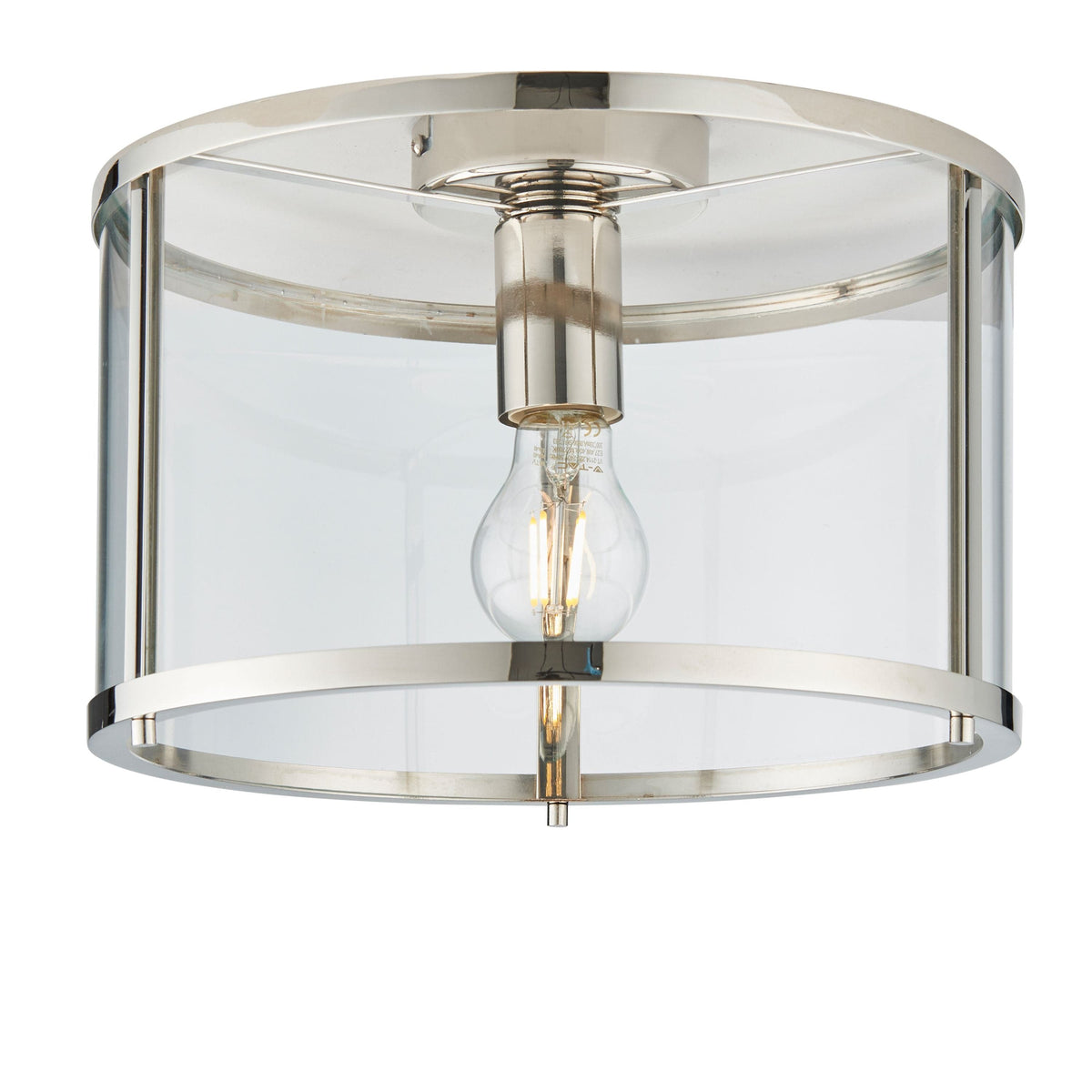 Chudleigh 1 Ceiling Light - Silver.