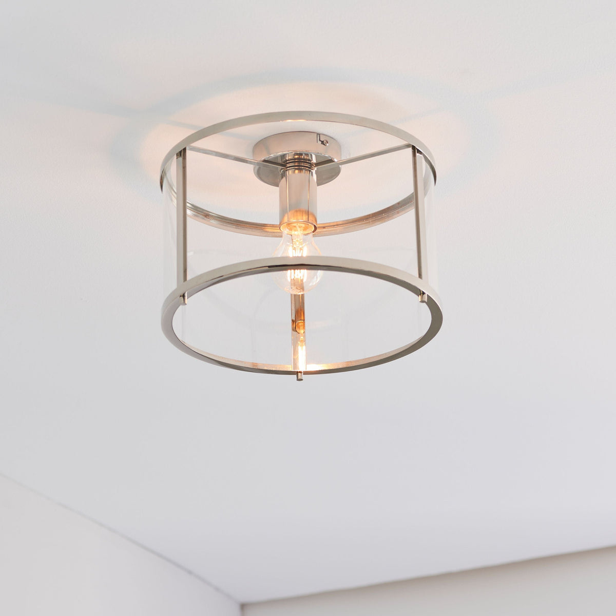 Chudleigh 1 Ceiling Light - Silver.
