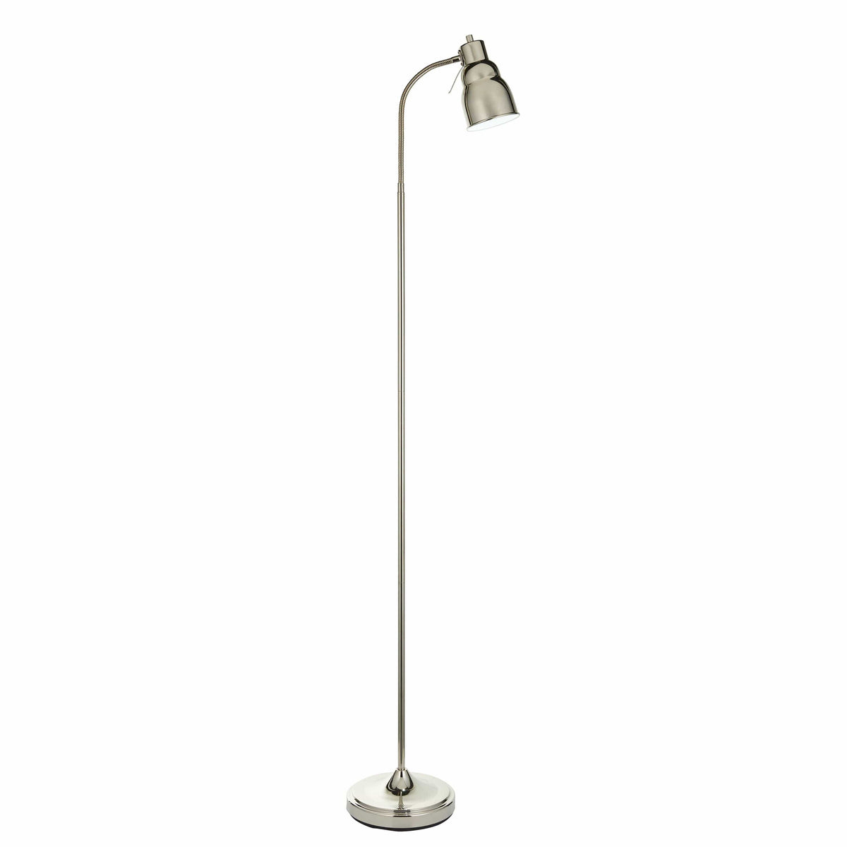 Bodhi Lighting Classic Flexi Floor Lamp Bright Nickel House of Isabella UK
