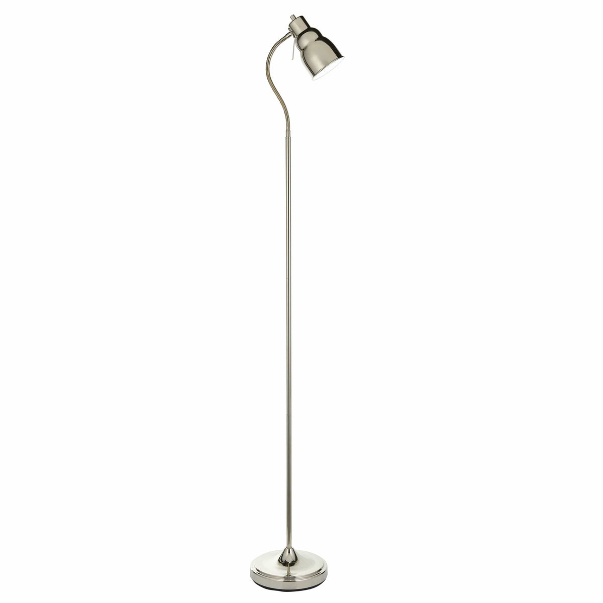 Bodhi Lighting Classic Flexi Floor Lamp Bright Nickel House of Isabella UK