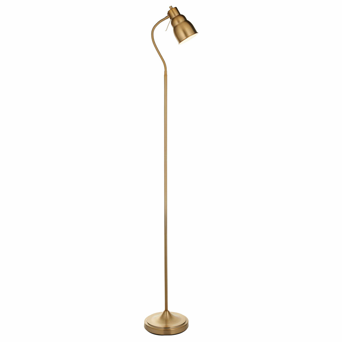 Bodhi Lighting Classic Flexi Floor Lamp Brushed Aged Brass House of Isabella UK