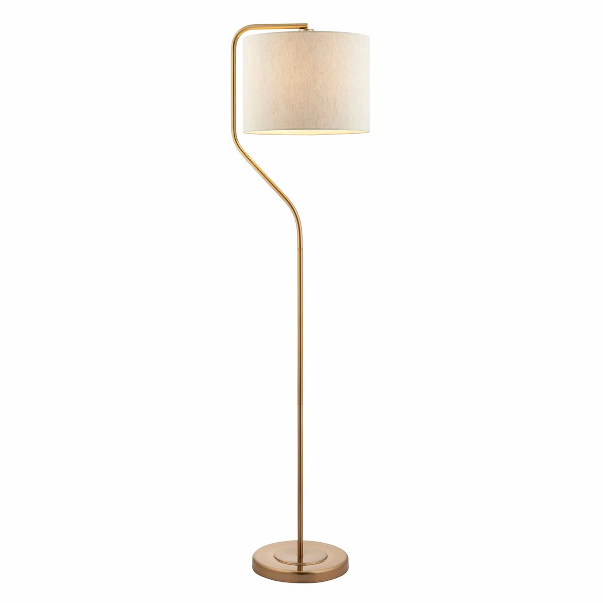 Bodhi Lighting Clemants Floor Lamp Brushed Aged Brass House of Isabella UK