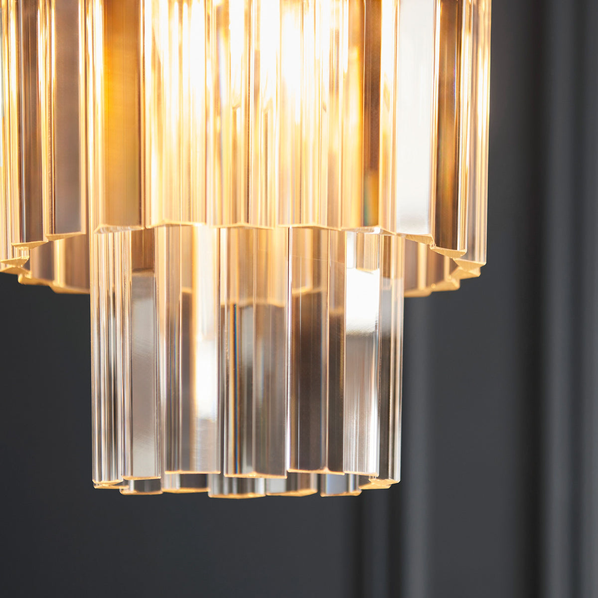 Bodhi Lighting Conaston 1 Pendant Light Brushed Aged Brass House of Isabella UK