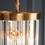 Bodhi Lighting Conaston 1 Pendant Light Brushed Aged Brass House of Isabella UK