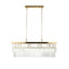 Bodhi Lighting Conaston 4 Bar Pendant Light Brushed Aged Brass House of Isabella UK