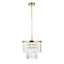 Bodhi Lighting Conaston 4 Pendant Light Brushed Aged Brass House of Isabella UK