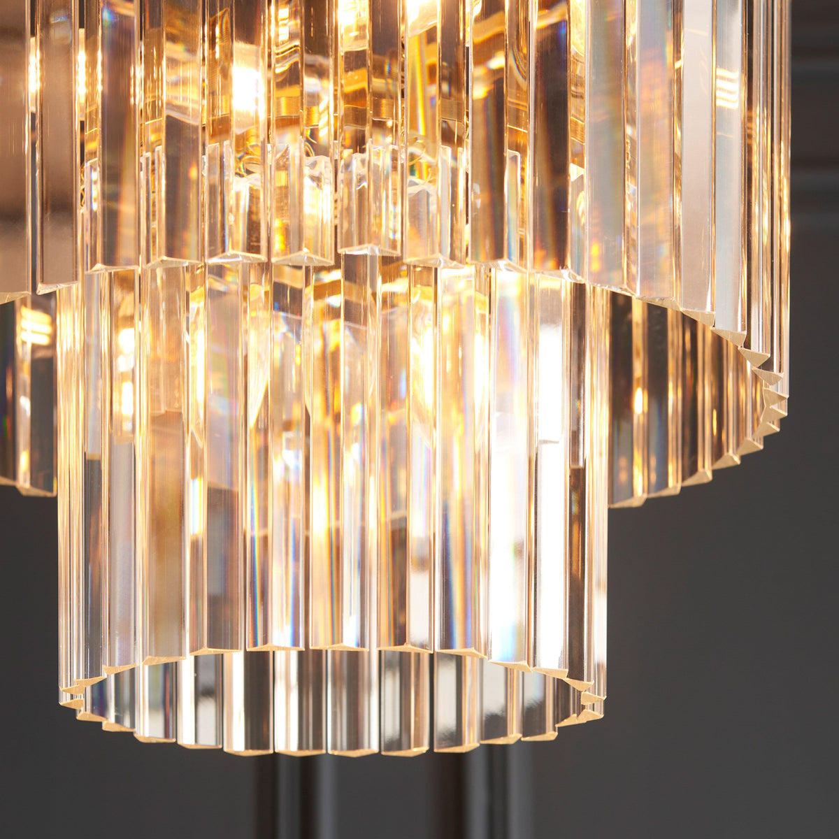 Bodhi Lighting Conaston 4 Pendant Light Brushed Aged Brass House of Isabella UK