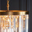 Bodhi Lighting Conaston 4 Pendant Light Brushed Aged Brass House of Isabella UK