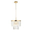 Bodhi Lighting Conaston 4 Pendant Light Brushed Aged Brass House of Isabella UK