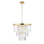 Bodhi Lighting Conaston 7 Pendant Light Brushed Aged Brass House of Isabella UK