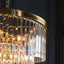 Bodhi Lighting Conaston 7 Pendant Light Brushed Aged Brass House of Isabella UK