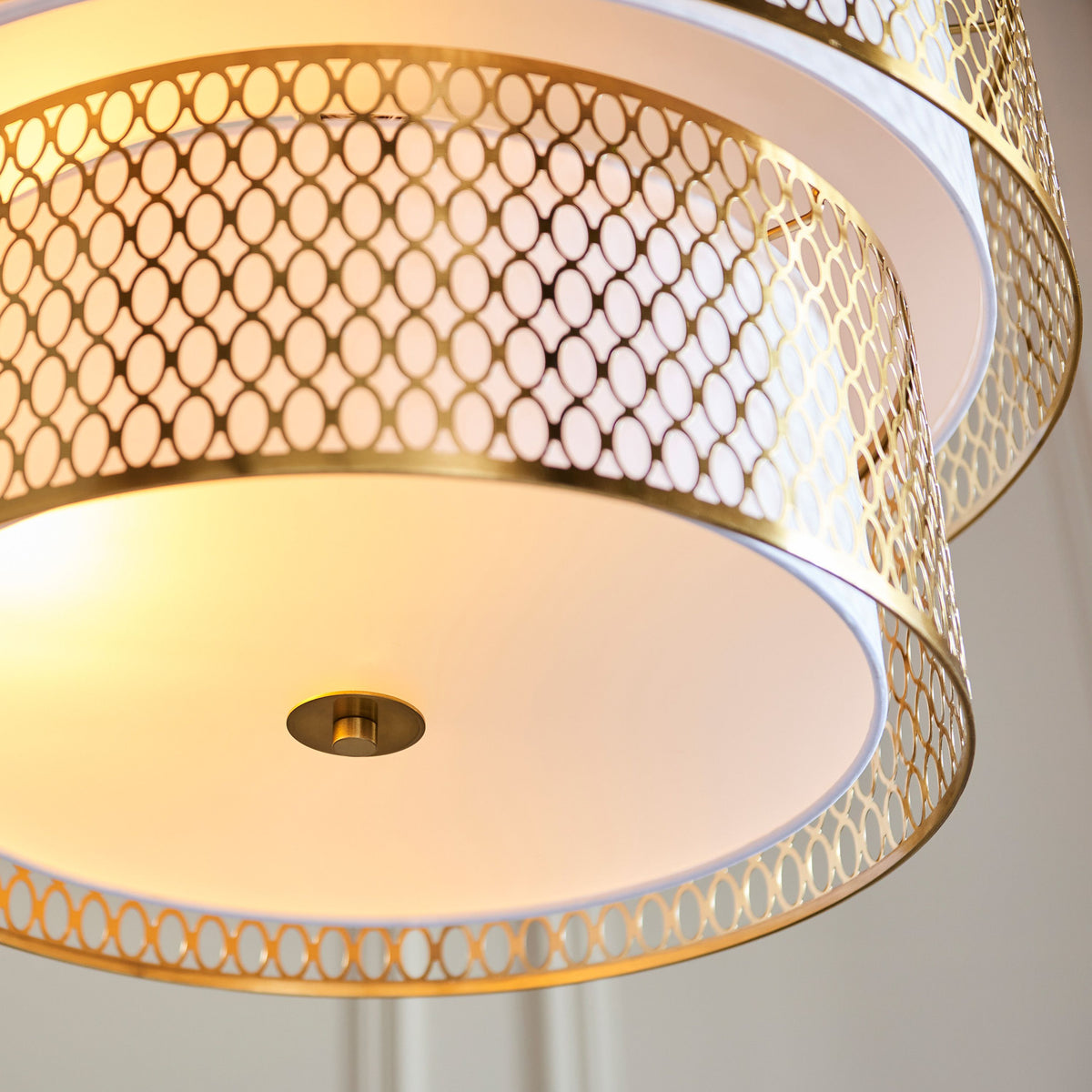 Bodhi Lighting Cordero 6 Pendant Light Gold/White House of Isabella UK