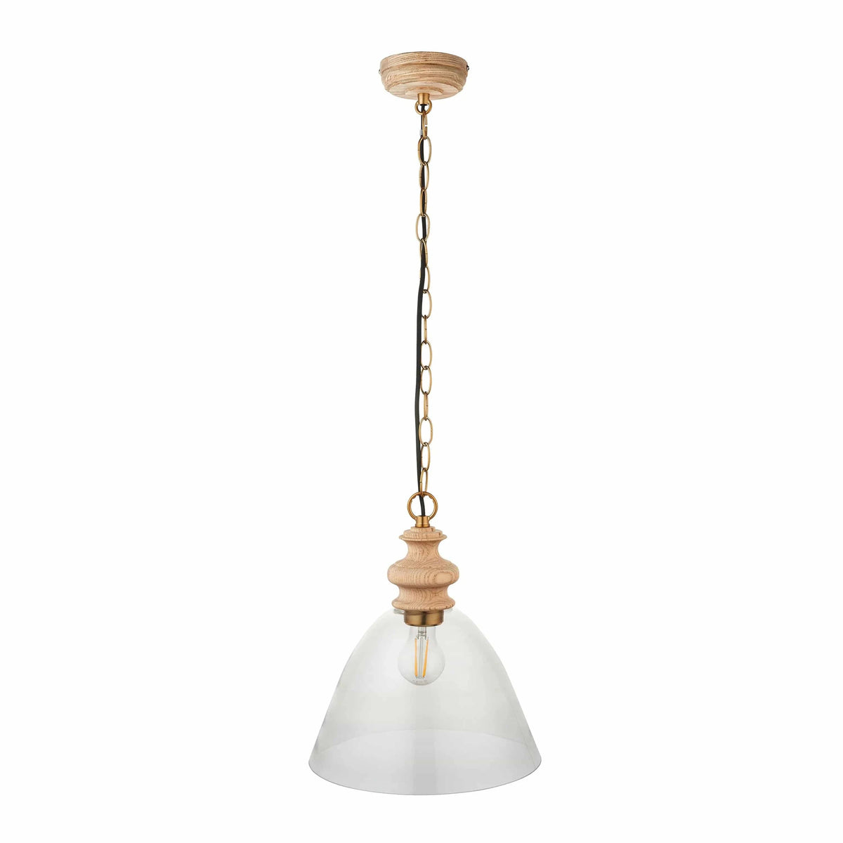 Bodhi Lighting Cotsbro 1 Pendant Light Natural Ash House of Isabella UK