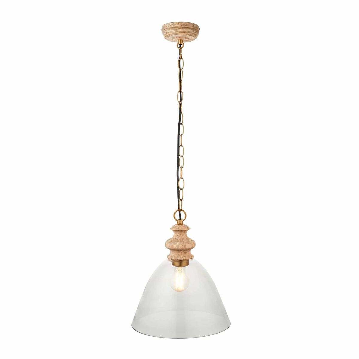 Bodhi Lighting Cotsbro 1 Pendant Light Natural Ash House of Isabella UK