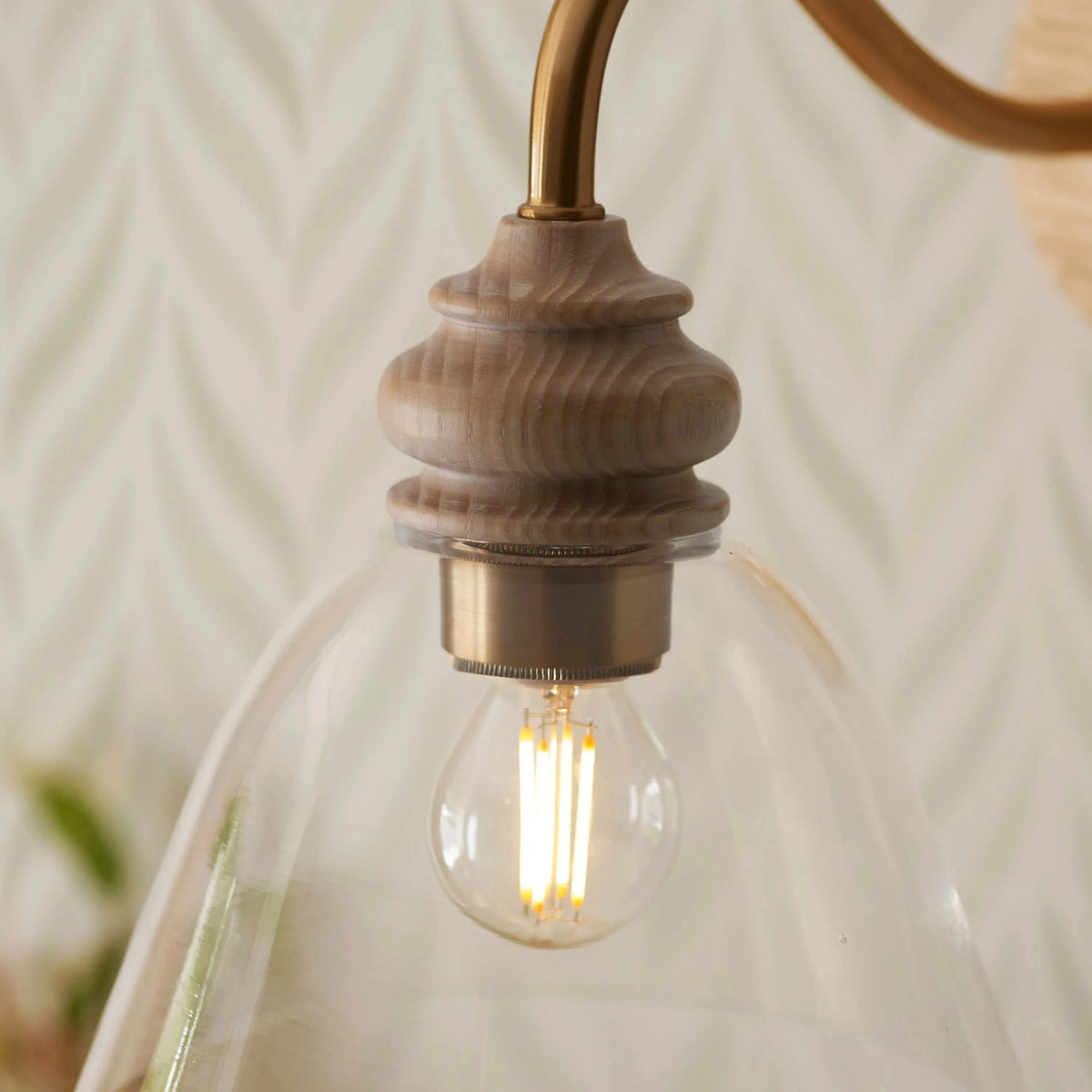 Bodhi Lighting Cotsbro 1 Wall Light Natural Ash House of Isabella UK