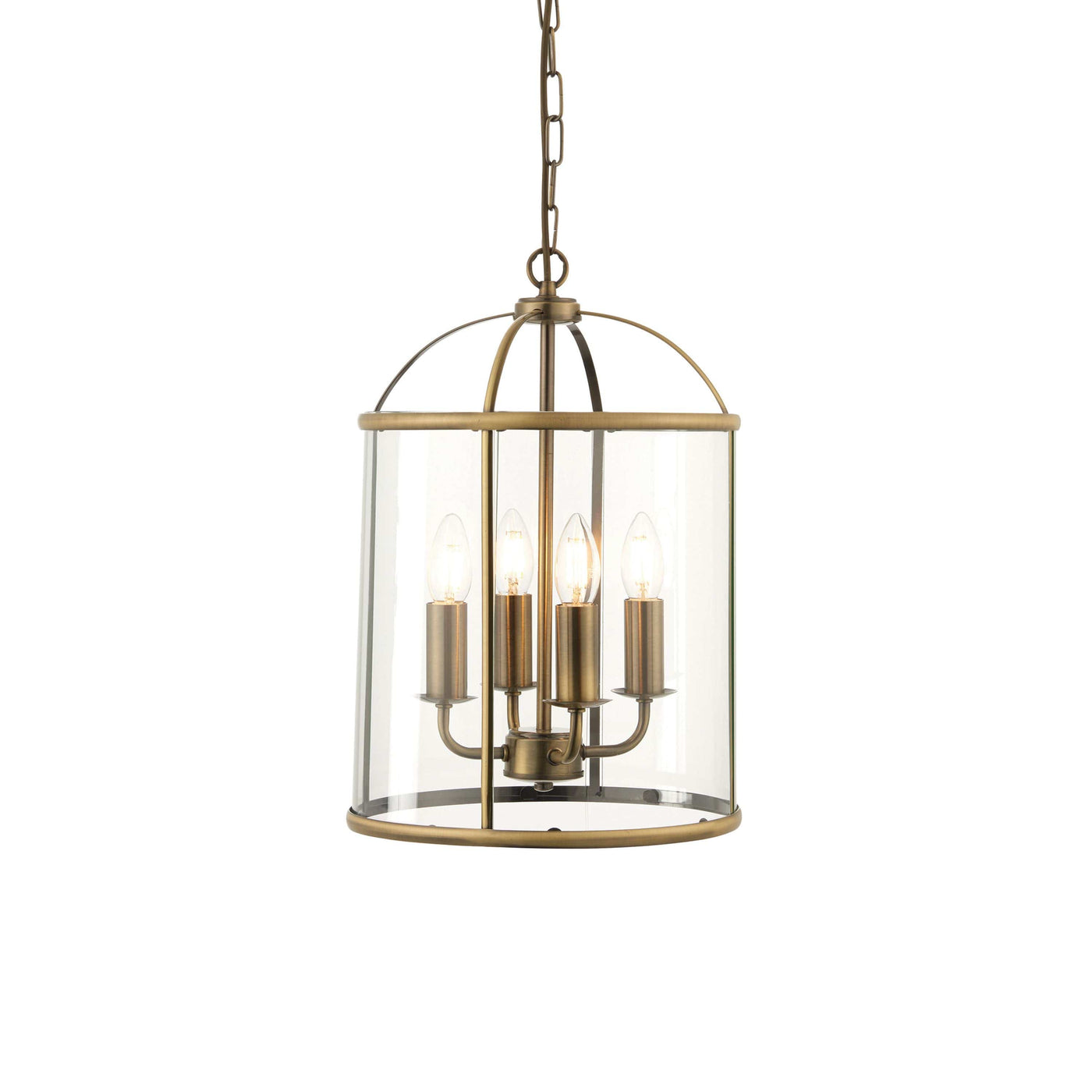 Bodhi Lighting Cowslip 4 Pendant Light Antique Brass House of Isabella UK