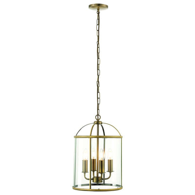 Bodhi Lighting Cowslip 4 Pendant Light Antique Brass House of Isabella UK