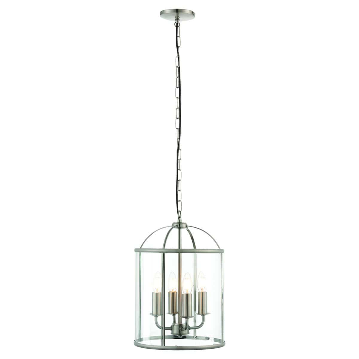 Bodhi Lighting Cowslip 4 Pendant Light Satin Nickel House of Isabella UK